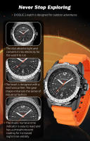 Reloj NORTH EDGE EVOQUE2 Original para Hombres con Energía Solar y Luminosidad Ideal para Exteriores Exploración Montañismo Camping 50M Resistente al Agua Material de Banda de Caucho - details 5