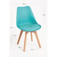 Pack Sillas Comedor - Pack 4 Sillas Synk Basic - Aguamarina - details 7