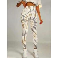 Pantalones de yoga Tie Dye, mujeres de gimnasio, malla deportiva push-up sin costuras de cintura alta, malla de entrenamiento para Fiess - details 2