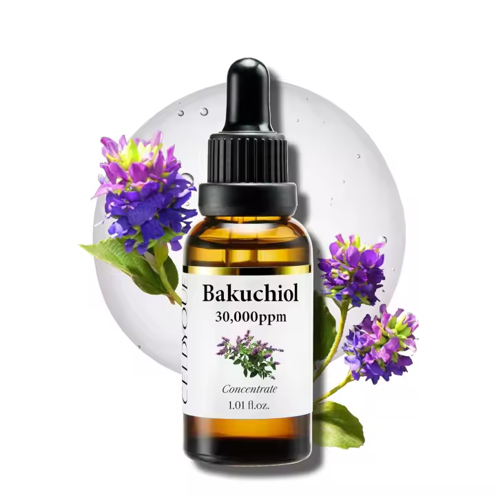 Suero mixto DIY concentrado de Bakuchiol coreano 30,000 ppm - Alternativa de retinol de alta potencia |   Reducción de arrugas Reafirmante y suavizante de la piel - Antienvejecimiento Piel sensible Vegano y sin crueldad Sin OGM 1 oz - 1