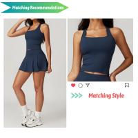 Falda deportiva para mujer, pantalones cortos incorporados, falda de tenis, falda deportiva para correr de cintura alta, pantalones cortos - details 0