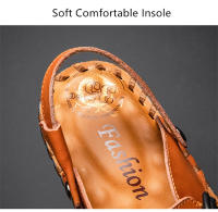 Sandalias de cuero para hombre, zapatos informales antideslizantes, cómodos, para playa y deportes, para verano - details 9