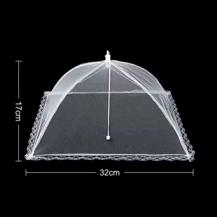 Portátil con cubierta de malla para alimentos, tienda de campaña, cúpula plegable transpirable, paraguas a prueba de mosquitos - 1