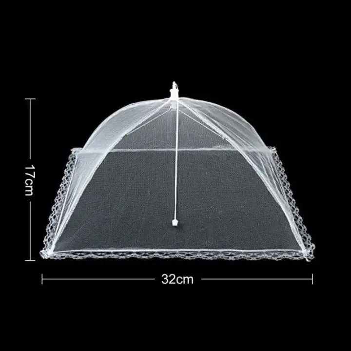 Portátil con cubierta de malla para alimentos, tienda de campaña, cúpula plegable transpirable, paraguas a prueba de mosquitos - 1