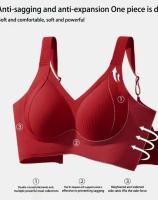 1/2 Unidades. Sujetadores sin costuras de talla grande para mujer, ropa de dormir suave sin aros de copa completa, sujetador de color sólido para mujer, lencería sexy push-up - details 12