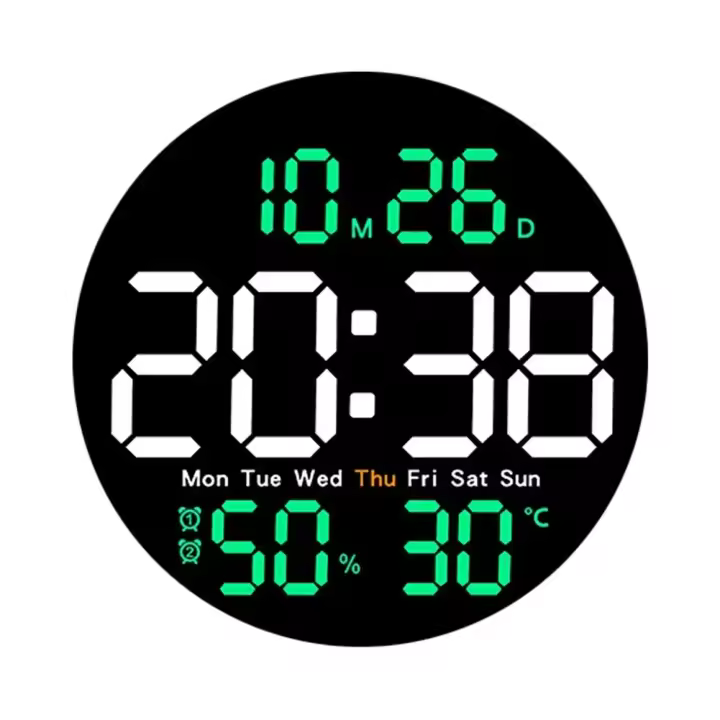 Reloj Digital de Pared Grande con Función de Cuento Regresivo Ideal para Hogar, Dormitorio, Oficina - 1