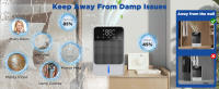 Deshumidificateur d air Electrique Déshumidificateur Silencieux Petite Déshumidificateur