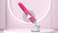 Leten Vibrador Telescópico Automático Estimulación Realista de Punta G Spot Clítoro Anal para Mujeres Juguetes Sensuales para Adultos 18 - details 2