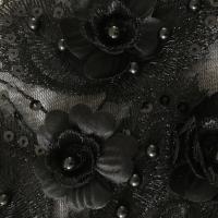 Pegatinas elegantes con bordado de flores, apliques de ropa de poliéster DIY, parches para coser multifuncionales exquisitos, vestido de noche - details 5