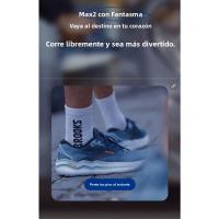Par de zapatillas para correr, zapatillas ligeras para caminar al aire libre, zapatillas transpirables de malla. - details 5