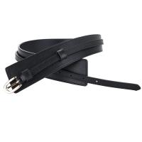 Cinturón ancho marrón para mujer, nuevo estilo con abrigo de vestir, cinturón de cuero genuino desmontable - details 6