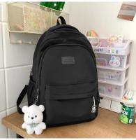 Mochila japonesa grande para estudiantes, sencilla y versátil, material de poliéster unisex, decoración de muñecas - details 17