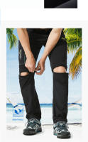 Pantalones de Senderismo Impermeables para Hombres Secado Rápido Desmontables Transpirables - details 3