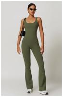 Mono de Yoga ajustado para mujer, Adelgazante y adelgazante, con un traje de Yoga y Fitness integrado ligeramente acampanado - details 8