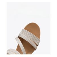 Zapatos de tacón de cuña elegantes de verano para mujer, sandalias informales a la moda para mujer - details 6