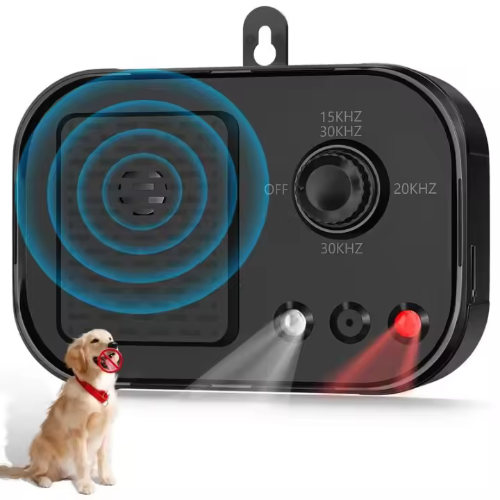 Nuevo dispositivo antiladridos, 3 Modos, dispositivos de Control estables, recargable por USB, inuasivos ultrasónicos de ladridos de Perros - 1
