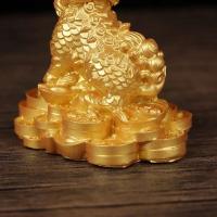 Estatua de la bestia del Dios Qilin, Fengshui Kylin Chi-lin Qilin de cobre chino, para decoración del hogar, 1 par - details 9