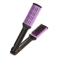 Peine Rectificador de Cabello Profesional Doble Peine en Forma de V Herramienta de Estilismo Sin Daño Certificado CE - details 14