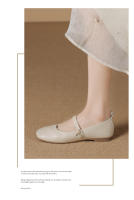 Zapatillas de ballet de piel auténtica, estilo suave de noche, zapatos sencillos - details 17