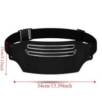 Riñonera deportiva ultrafina, ajustada, de alta elasticidad, para correr, bolsa de almacenamiento para teléfono, bolsa deportiva para teléfono de gran capacidad, ropa deportiva - details 0