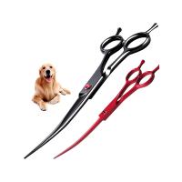 Tijeras de Acero Inoxidable para Mascotas Compactas y Curvas para Peluquería Aceptables para Perros - details 0