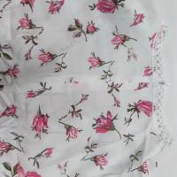 Vestido corto elegante por debajo de la rodilla para mujer, vestido corto con borde de encaje y cuello en V, estampado de moda dulce, temperamento, verano 2024 - details 11