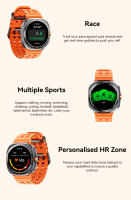 Relojes inteligentes hombre Fitness exterior deporte Seguimiento GPS ritmo cardíaco presión arterial mujer reloj - details 22