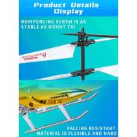 Helicóptero teledirigido XK913 de 3,5 canales con luz, resistente a caídas, Control remoto, avión volador, juguetes para niños - details 16