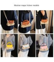 Bolso de mano de paja de moda para mujer, bolso de hombro tipo bandolera de cuerda de alto valor, novedad de verano - details 1