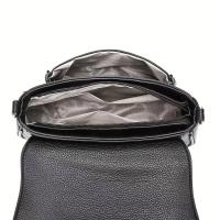 Nuevo bolso de mujer con patrón de lichi de color sólido de moda en 2025, bolso de mano de lujo de alta gama. - details 8