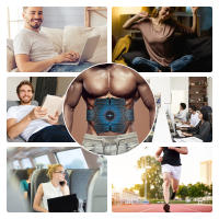 Entrenador de Músculos Inalámbrico EMS Para Perder Peso y Adelgazar Corpo Imbabuelta Estimulador Eléctrico de Músculos Abdominales con Parche de Pérdida de Peso - details 6