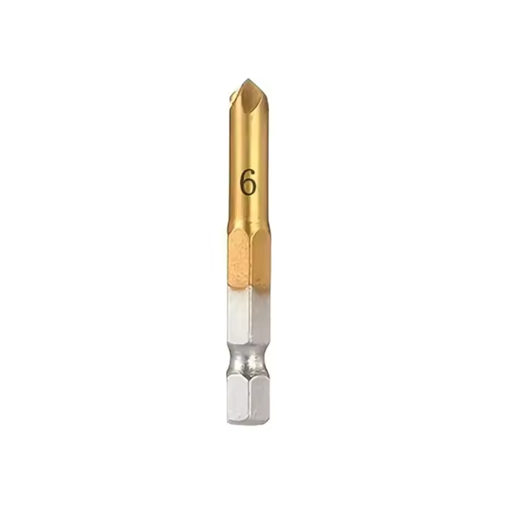 Avellanador de flauta HSS 5, herramienta multifuncional de 90 grados, vástago hexagonal de 6mm-19mm, cortador de biselado de madera, broca de chaflán - 1