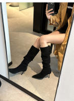 Nuevas botas de tacón de aguja de gamuza botas de mujer - details 26