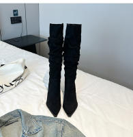 Nuevas botas de tacón de aguja de gamuza botas de mujer - details 34