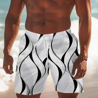Ropa de baño hawaiana para hombres Pantalones deportivos de secado rápido con estampado en línea 3D - details 7