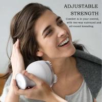 Masajeador eléctrico inalámbrico para el cuero cabelludo, resistente al agua, para limpieza profunda, carga USB, limpieza desmontable, Color azul y blanco - details 4