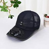 Ventilador incorporado Béisbol para fanáticos Protección UV frente ancha Sombrero para el sol Gorra refrescante ligera y transpirable ​ - details 15