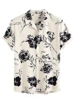 Camiseta de Verano de Playa Hawaiiana Estampado de Denim 3D para Hombres Manga Corta Transpirable - details 22
