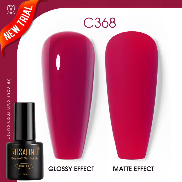 ROSALIND-Esmalte de Gel semipermanente UV Led para uñas, barniz híbrido para capa superior, accesorios para uñas - 1