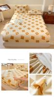 Bonenjoy-sábana ajustable de estilo Floral, ropa de cama suave, transpirable, protectores de colchón, fundas de cama para el hogar (sin funda de almohada) - details 6