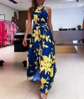 Ropa de mujer, novedad de verano 2025, vestido de longitud media con abertura y cintura alta, a rayas claras y dulces, con cuello colgante - details 4