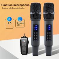 Sistema Portátil Inalámbrico UHF, receptor Bluetooth, reverberación profesional para el hogar, bajos altos y bajos - details 1