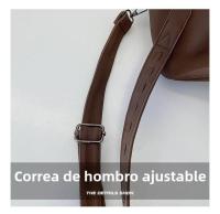 Quiero este bolso de gran capacidad, bolso de hombro informal de moda, bolso vintage mate para las axilas - details 2