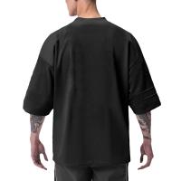 Camiseta holgada deportiva informal para hombre, camisa de manga corta transpirable, malla de Fitness, novedad de verano - details 3