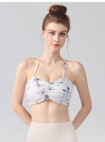 para Mujer Sujetador Deportivo con Espalda Cruzada, Copa Fija, para Fitness, Yoga, Romántico, Casual, Estampado - details 9