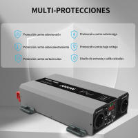 Inversor de Onda Senoidal Puro 12V 220V Convertidor de Voltaje 2000W 4000W - details 7