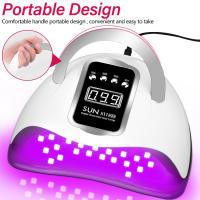 Secador potente de 320W y 72LED con pantalla táctil grande, lámpara de secado profesional para todo tipo de esmaltes de uñas de Gel - details 20