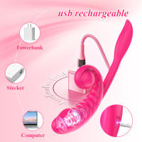 Vibrador de conejo consolador para clítoris, doble estimulación, aplicación vibratoria, Control remoto, masaje Vaginal, Juguetes sexuales femeninos para adultos 18+ - details 6