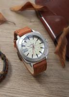 Reloj de Cuarzo de Lujo XINEW Diseño Simple Deportivo Banda de Cuero Regalo de Moda Bajo para Hombres Marca Leten - details 14
