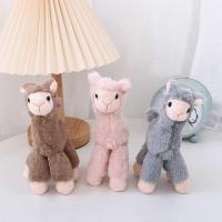 Colgante de muñeco de peluche a la moda, bolsa de regalo hecha a mano para niños, decoración, llavero de Alpaca, llavero de oveja, llavero de juguete de peluche, llavero de Animal - details 0